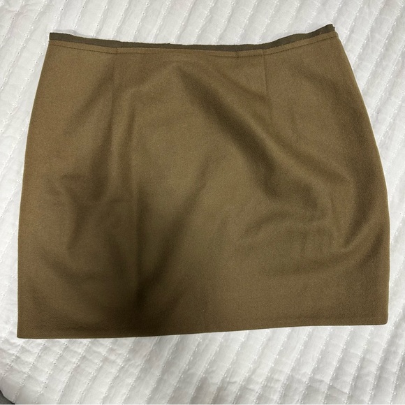 J.CREW Green Mini Skirt with Pockets Size 2 - Picture 5 of 5